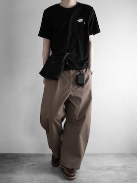 「SLICK（スリック）のアイテム（パンツ）」を使った、hopeさん（メンズ・168cm）の春コーディネート