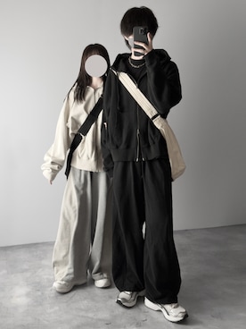 「アイテム（トートバッグ）」を使った、hopeさん（メンズ・168cm）の秋コーディネート