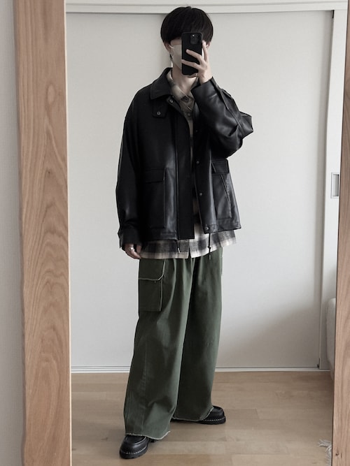 【RUUBON】 military drawstring blouson / ミリタリードローストリングブルゾン