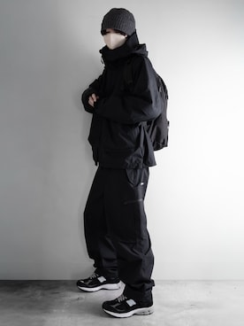 「アイテム（帽子）」を使った、hopeさん（メンズ・168cm）の冬コーディネート