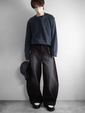 「JIEDA（ジエダ）のアイテム」を使った、hopeさん（メンズ・168cm）の秋コーディネート