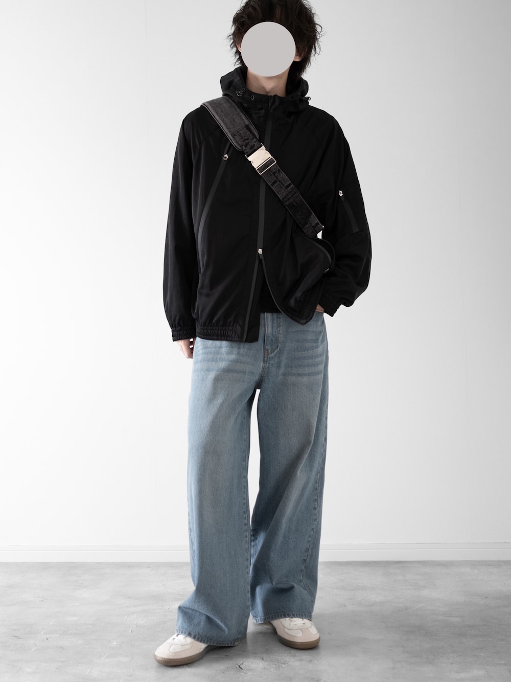 RUUBON】 tech double zip hooded blouson / テックダブルジップ 