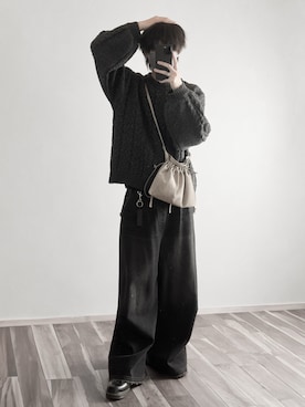 「アイテム（キーホルダー）」を使った、hopeさん（メンズ・168cm）の冬コーディネート