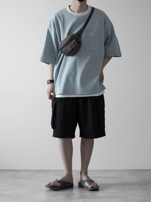 【TANSANMAGNESIUM】M Ringer Tee リンガー Tシャツ WリンガーT アイボリー - tansanmagnesium | 60% - アジア