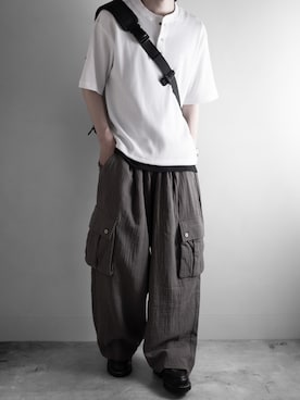 「RUUBON（ルーボン）のアイテム」を使った、hopeさん（メンズ・168cm）の夏コーディネート