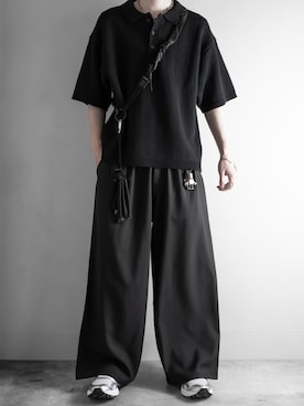 「1004ST（イチマルマルヨンエスティ―）のカラビナ キーリング ベルト ストラップ（キーケース/キーアクセサリー、ゴールド系）」を使った、hopeさん（メンズ・168cm）の春コーディネート