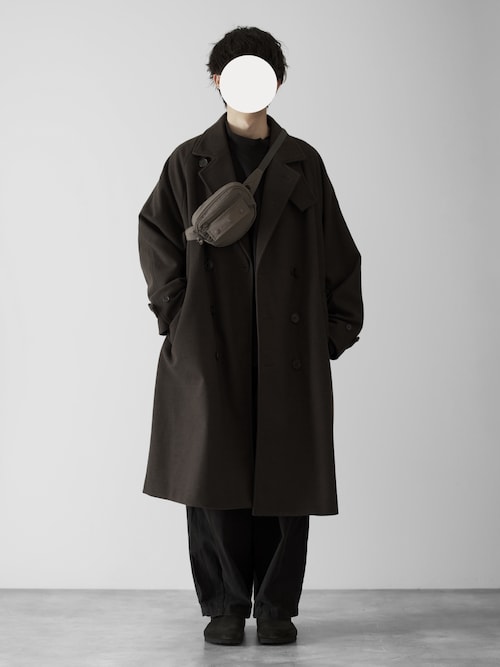 【RUUBON】 mock neck long Tee / モックネック ロンT