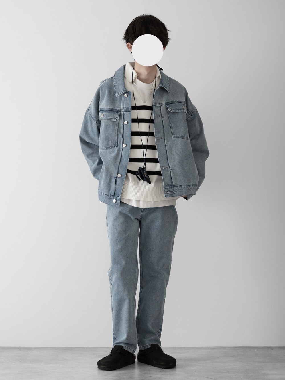オーバーサイズ ruubon デニム RUUBON ルーボン の RUUBON 12 5oz wide denim jacket 12 5oz ワイドデニムジャケット デニムジャケット