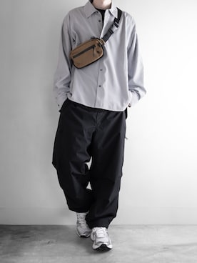 「ASICS（アシックス）のアイテム」を使った、hopeさん（メンズ・168cm）の冬コーディネート