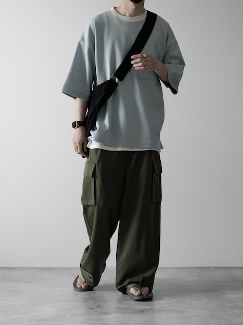 RUUBON】cotton punch ringer Tee / コットンポンチリンガーT（T