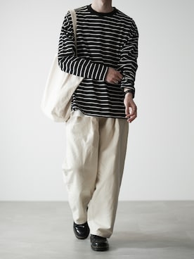 「MACKINTOSH PHILOSOPHY（ﾏｯｷﾝﾄｯｼｭ ﾌｨﾛｿﾌｨｰ）のアイテム」を使った、hopeさん（メンズ・168cm）の春コーディネート