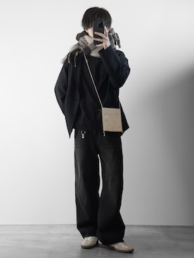 「アイテム（マフラー）」を使った、hopeさん（メンズ・168cm）の秋コーディネート