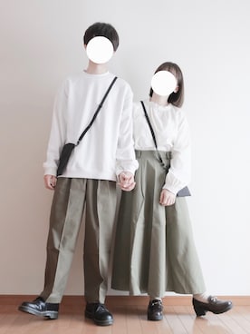 白×カーキ」の人気ファッションコーディネート - WEAR