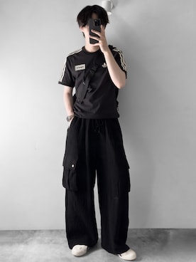 「Onitsuka Tiger（オニツカタイガー）のアイテム」を使った、hopeさん（メンズ・168cm）の夏コーディネート