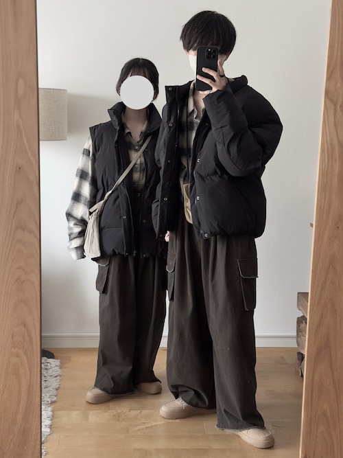 【RUUBON】padded volume ecodown jacket / パデッド ボリューム エコダウンジャケット