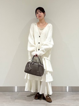 「アイテム（チョーカー）」を使った、みゆみゆさん（レディース・154cm・20代）の秋コーディネート