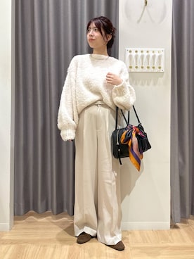 「アイテム（その他ヘアアクセサリー）」を使った、みゆみゆさん（レディース・154cm・20代）の秋コーディネート