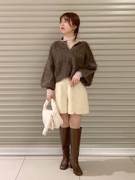 みゆみゆさん（レディース・154cm）の秋コーディネート