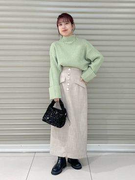 みゆみゆさん(レディース・154cm)の冬コーディネート