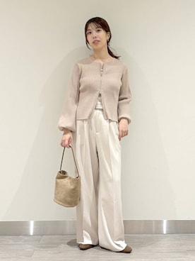 「mysty woman（ミスティウーマン）のアイテム」を使った、みゆみゆさん（レディース・154cm）の秋コーディネート