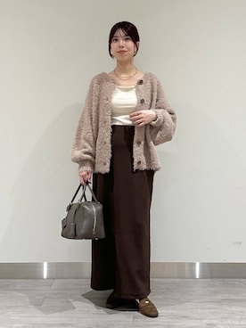 「アイテム（チョーカー）」を使った、みゆみゆさん（レディース・154cm・20代）の秋コーディネート