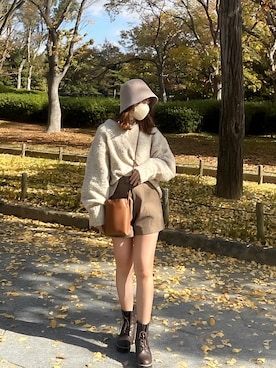 Haru ⌇低身長コーデさん（レディース・148cm）の冬コーディネート