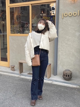 Haru ⌇低身長コーデさん(レディース・148cm)の冬コーディネート