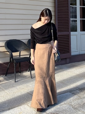 「TONE SELECT GOODS（トーンセレクトグッズ）のアイテム」を使った、Haru ⌇低身長コーデさん（レディース・148cm）の秋コーディネート