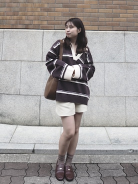 「LIAN（リアン）のアイテム」を使った、Haru ⌇低身長コーデさん（レディース・148cm）の秋コーディネート