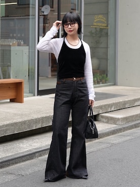 「アイテム（その他トップス）」を使った、オクユウカさん（レディース・159cm）の秋コーディネート