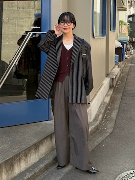 オクユウカさん(レディース・159cm)の冬コーディネート