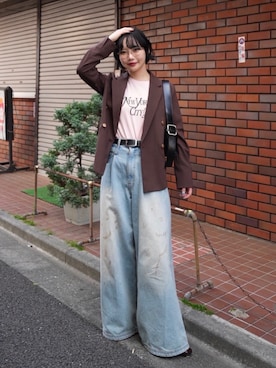 オクユウカさん（レディース・159cm）の春コーディネート