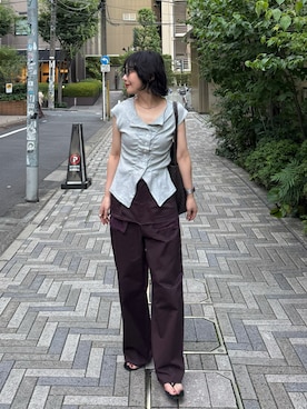 オクユウカさん（レディース・159cm）の夏コーディネート