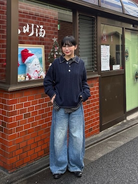 オクユウカさん（レディース・159cm）の冬コーディネート