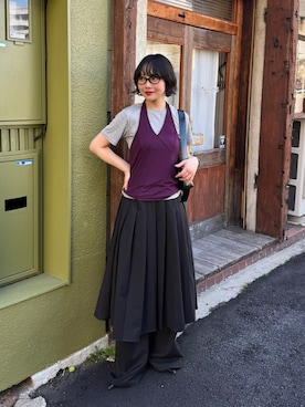 オクユウカさん（レディース・159cm）の春コーディネート