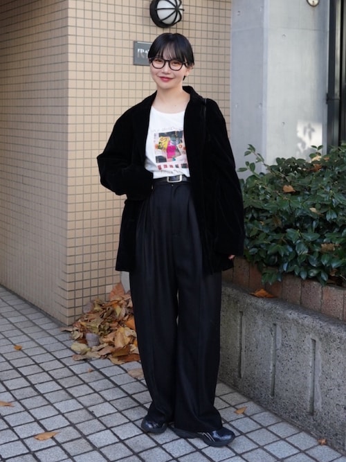 6(ROKU)＞ウール タック パンツ 25FW（その他パンツ）｜6（ロク）の