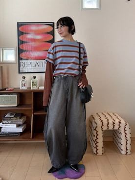 「アイテム（インテリア）」を使った、オクユウカさん（レディース・159cm）の春コーディネート