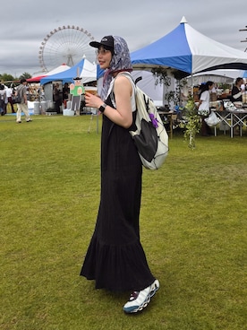「KBF（ケイビーエフ）のアイテム」を使った、オクユウカさん（レディース・159cm）の春コーディネート