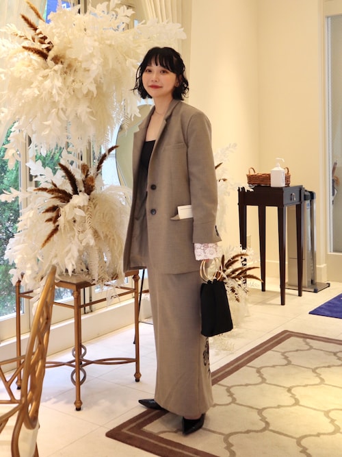 Lily embroidery SK リリーエンブロイダリースカート