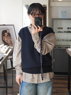 オクユウカさん（レディース・159cm）の冬コーディネート