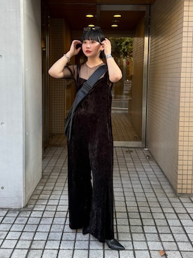 「アイテム（ブラジャー）」を使った、オクユウカさん（レディース・159cm）の夏コーディネート