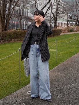 オクユウカさん（レディース・159cm）の冬コーディネート