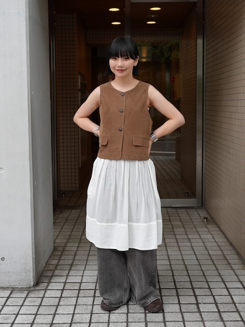 パンツ JOSEMOON LOOSE FIT WIDEDENIM 1725122638-0000-