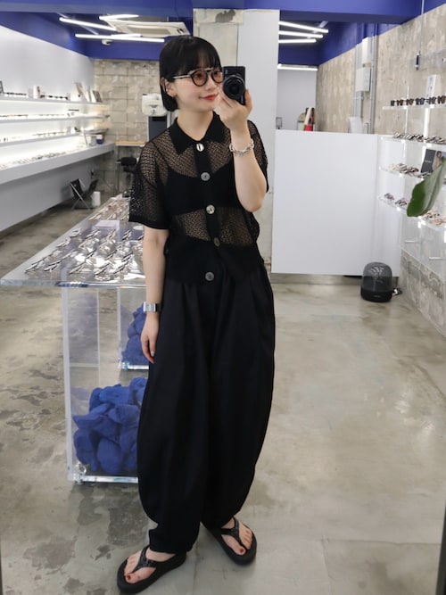 セール】＜6(ROKU)＞スカシ カーディガン（カーディガン/ボレロ）｜6