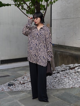 オクユウカさん（レディース・159cm・20代）の秋コーディネート