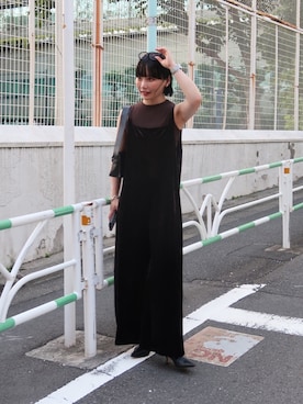 「秋」｜「アイテム（ブーツ）」を使った、オクユウカさん（レディース・159cm）の秋コーディネート