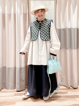 「ボストンバッグ」｜えりさん（レディース・150cm）の春コーディネート