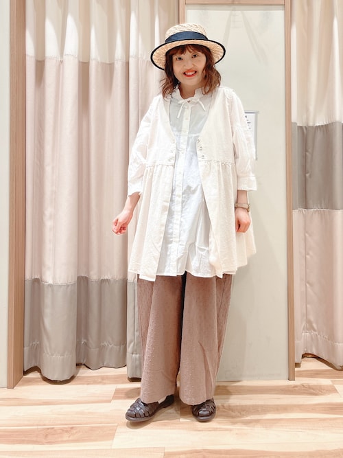 セール】【Water less Linen】前後2WAYギャザーチュニック