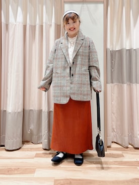 えりさん（レディース・150cm）の秋コーディネート