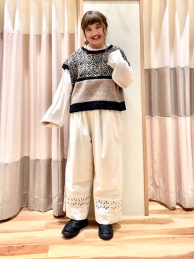 えりさん（レディース・150cm）の冬コーディネート